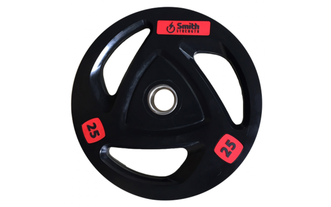 Диск для штанги Smith c 3-м хватом, 25кг Диск для штанги Smith c 3-м хватом, 25кг